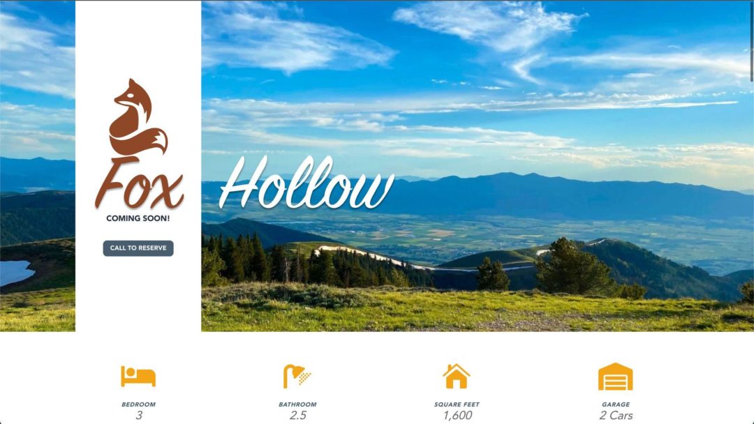 Fox Hollow Website Screenshot