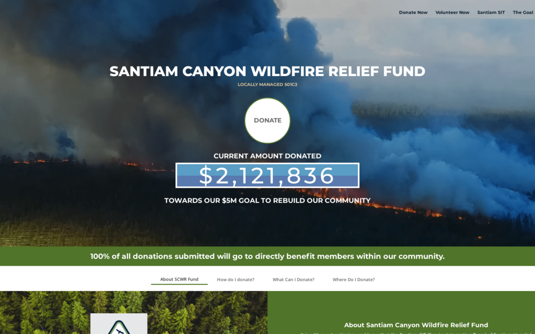 Santiam Canyon Wildfire Relief Fund