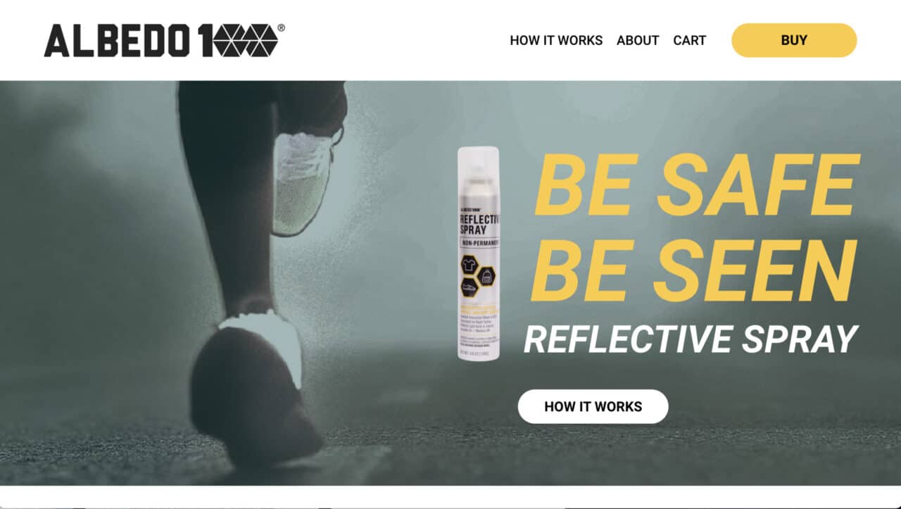 Albedo Reflective Spray